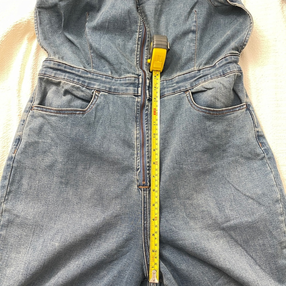 SOLD NWOT Free People Curvy 2nd Ave Bootcut Fit Open Back Sexy Jumpsuit Size 16 - Picture 7 of 8